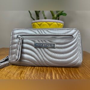 Max Studio Metallic Quilted Wallet